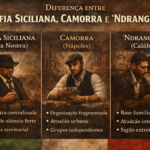 Diferença entre Máfia Siciliana, Camorra e 'Ndrangheta